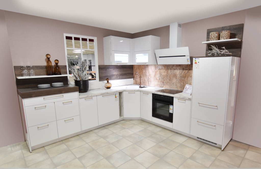 Küche-flash-alpiinweiß-wohncenter-küchencenter greifswald