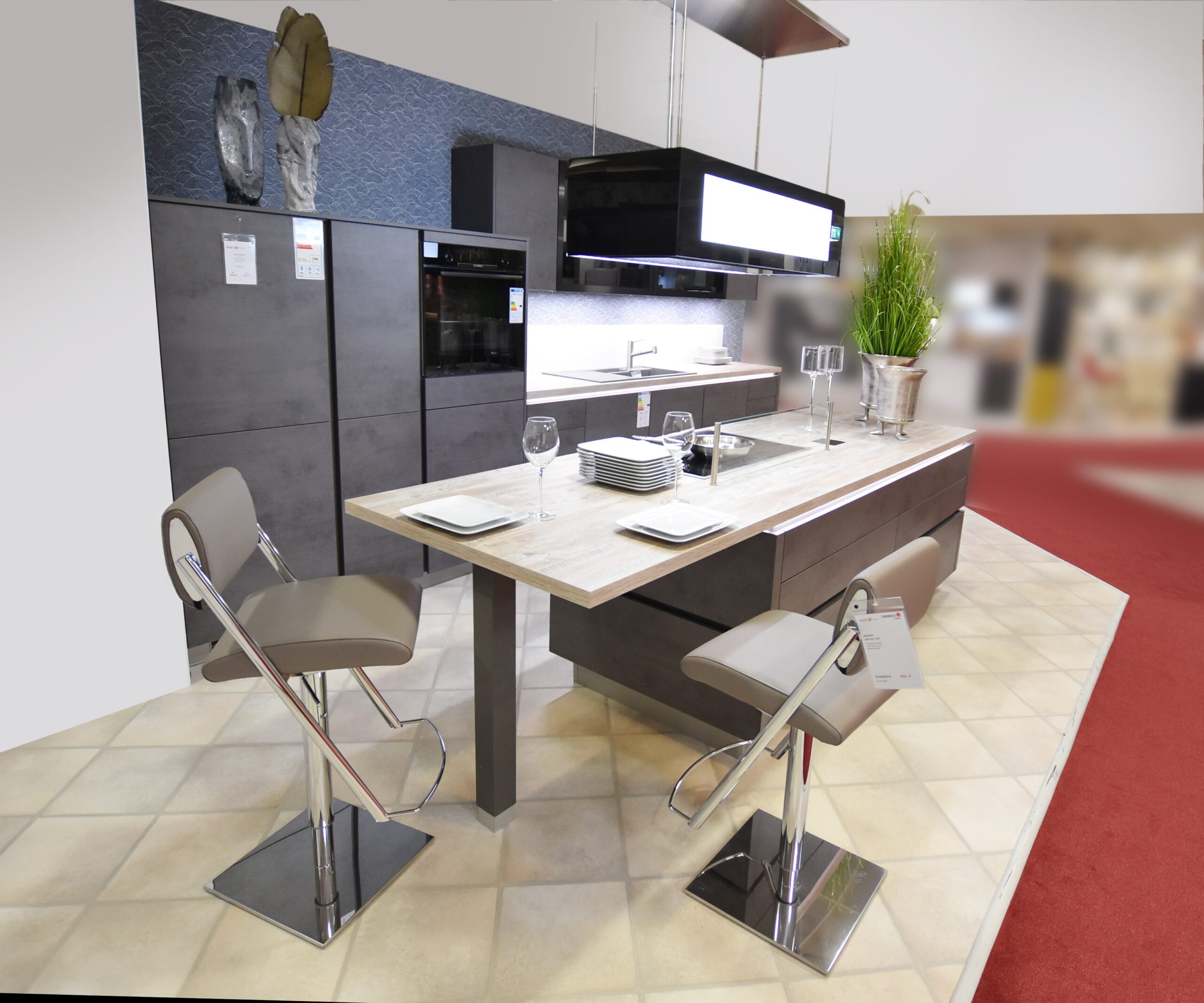 Küche Riva Beton Schiefergrau Wohn- und Küchencenter Greifswald (9)