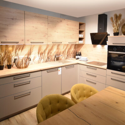 Küche Manhattan Uni & Artwood – Lava & Wildeiche