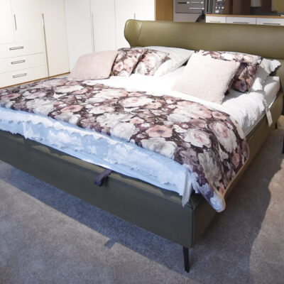 Polsterbett TL 3113 olive 180x200 cm modern
