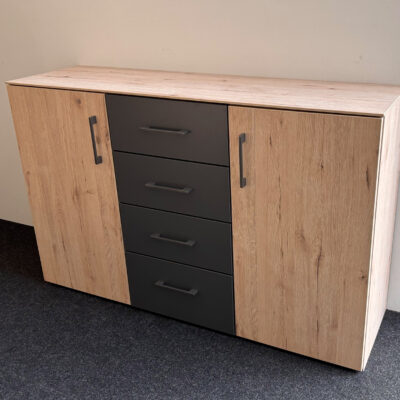 Sideboard TL 1911 Eiche San Remo & Schiefergrau