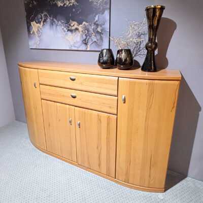 Highboard MR Kiana Kernbuche teilmassiv modern