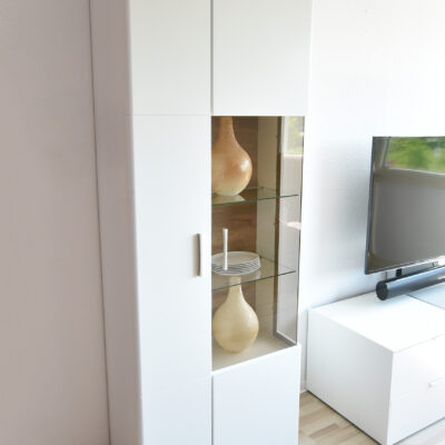 Kombi-Vitrine Palermo | Vitrine mit LED und Glasfront